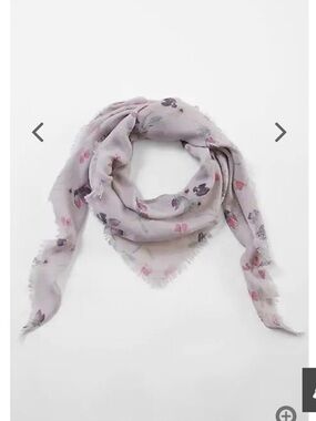 Pure Jill Graceful Flowers Triangle Scarf | OS
